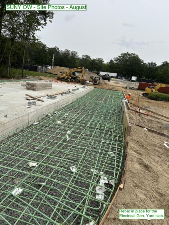 Infrastructure project featuring a dam and waterways